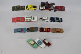 Corgi - Dinky 15 x unboxed vehicles including Ford Holmes Wrecker Truck # 1142,