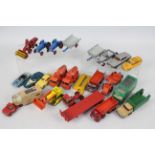 Corgi - Matchbox - 18 x models including 2 x Fordson Super Major Tractor & Trailer # K-11,