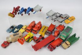 Corgi - Matchbox - 18 x models including 2 x Fordson Super Major Tractor & Trailer # K-11,
