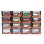 EFE - A boxed grouping of 16 diecast model buses from EFE.
