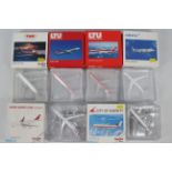 Herpa Wings - 6 x boxed Aircraft models in 1:500 scale including Boeing 747-100,