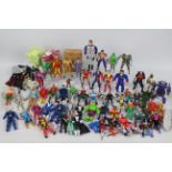 Marvel - DC - Retro Figures. In excess of 50 Marvel, DC and similar Loose figures to include: Dr.