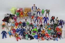 Marvel - DC - Retro Figures. In excess of 50 Marvel, DC and similar Loose figures to include: Dr.