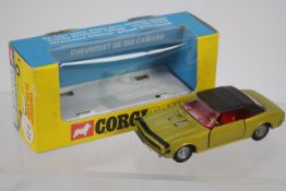 Corgi - A boxed Corgi Chevrolet Camaro 350 SS with 'Golden Jacks' take off wheels # 338.
