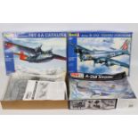 Pro Modeller - Revell - Three boxed 1:48 scale military aircraft plastic model kits.