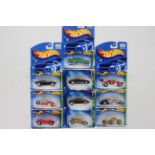 Hot Wheels - Treasure Hunt - 10 x unopened carded models including 65 Corvette, Rodger Dodger,