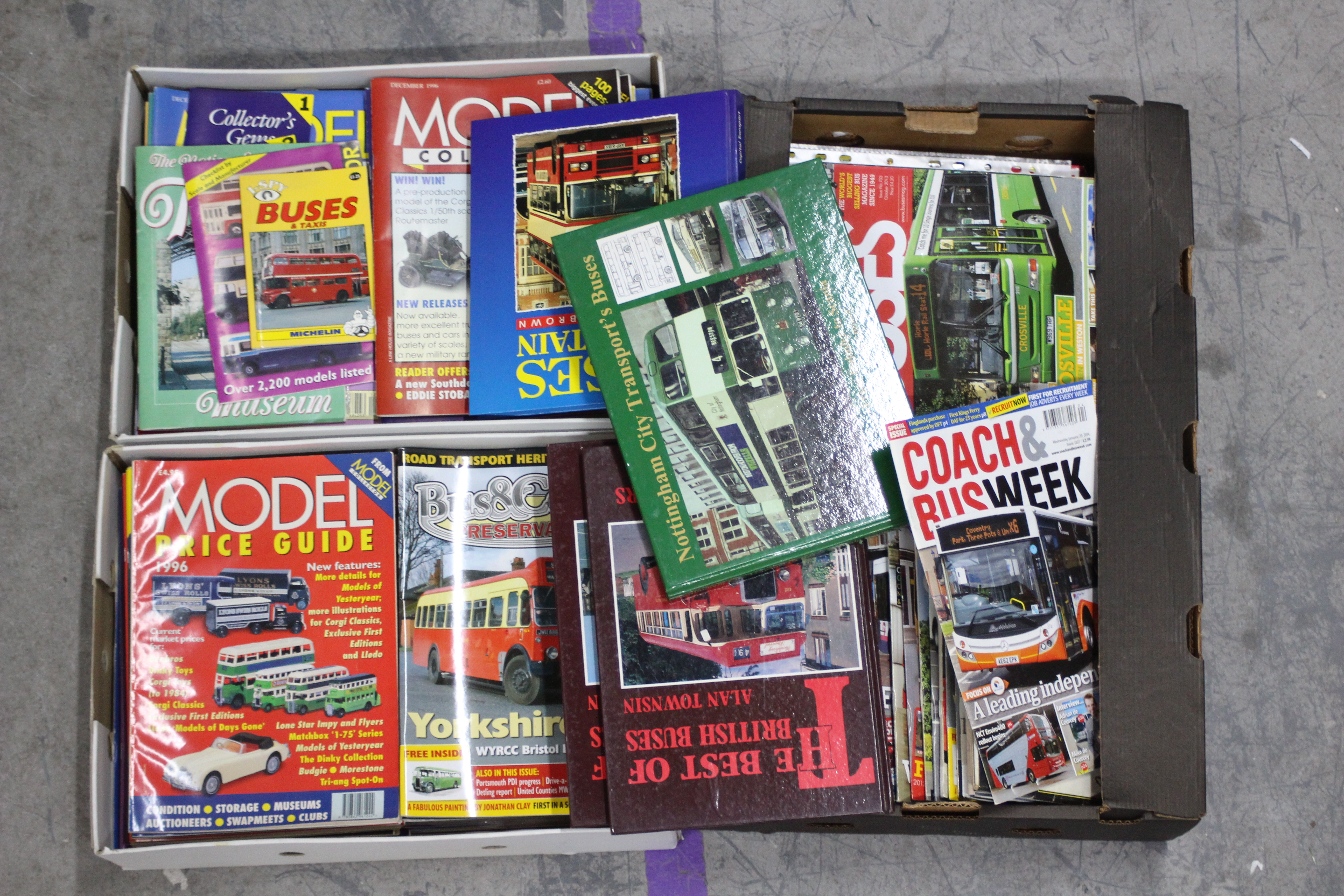 Model Collector - A large collection of diecast collecting, and bus related magazines and books.
