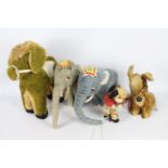 Pedigree, Chiltern, Merrythought, Other - A collection of five vintage soft toys.