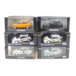 Minichamps - Ixo - 6 x boxed 1:43 scale Ford Focus models including WRC Valentino Rossi model,