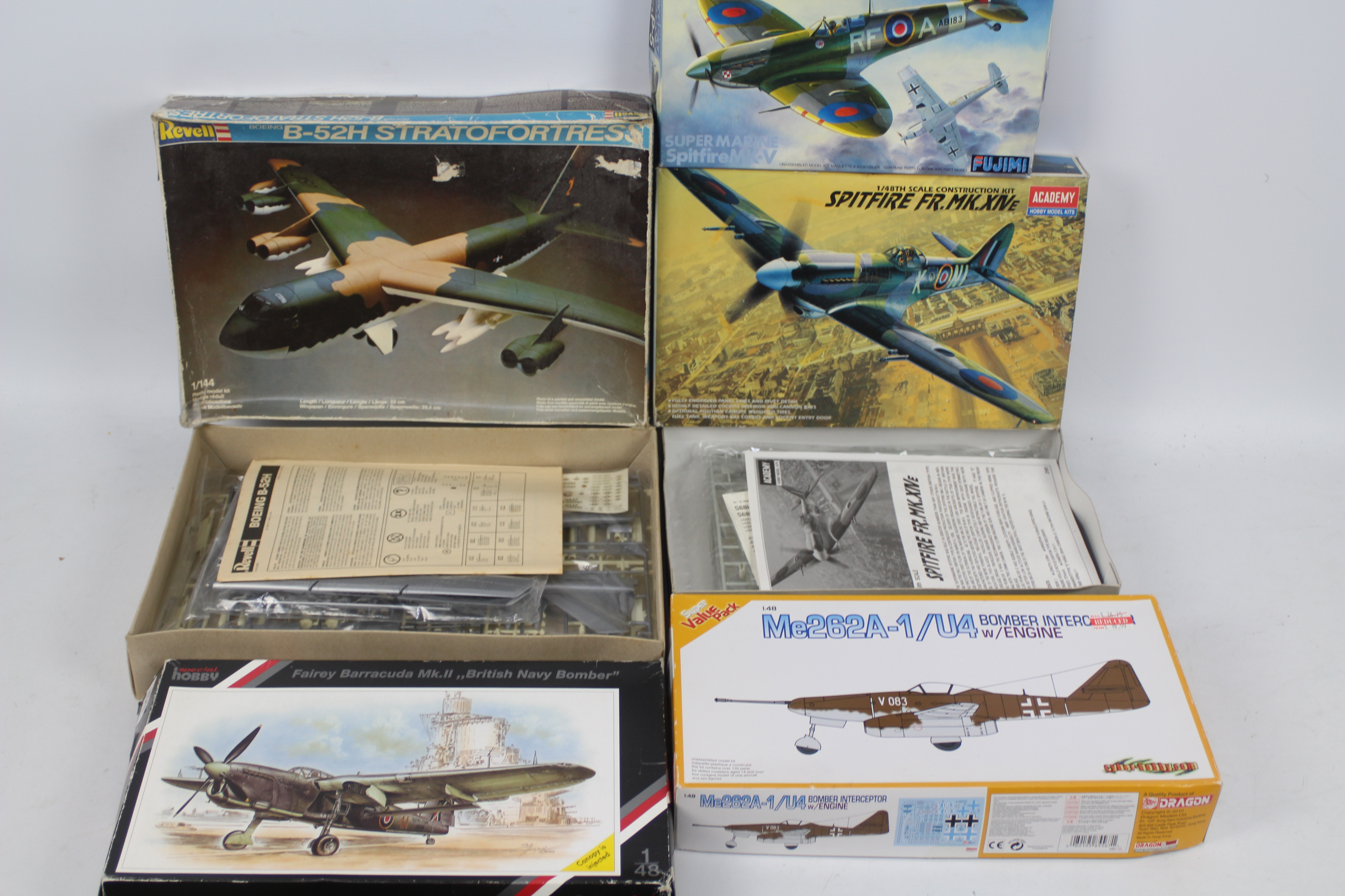 Revell - Academy - Cyber Hobby - Fujimi - Five boxed plastic military aircraft model kits in - Image 4 of 6