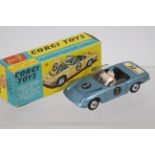 Corgi - A boxed Lotus Elan S2 in blue with driver figure # 318.