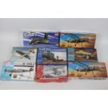 Academy - AZ Model - Airfix - Others - Eight boxed plastic model kits in various scales.