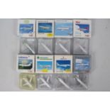 Herpa Wings - 8 x boxed Aircraft models in 1:500 scale including Boeing 737-500, Boeing 737 -300,