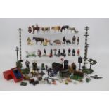 Dinky Toys - Johillco - Hornby - Britains - An unboxed group of diecast model accessories,