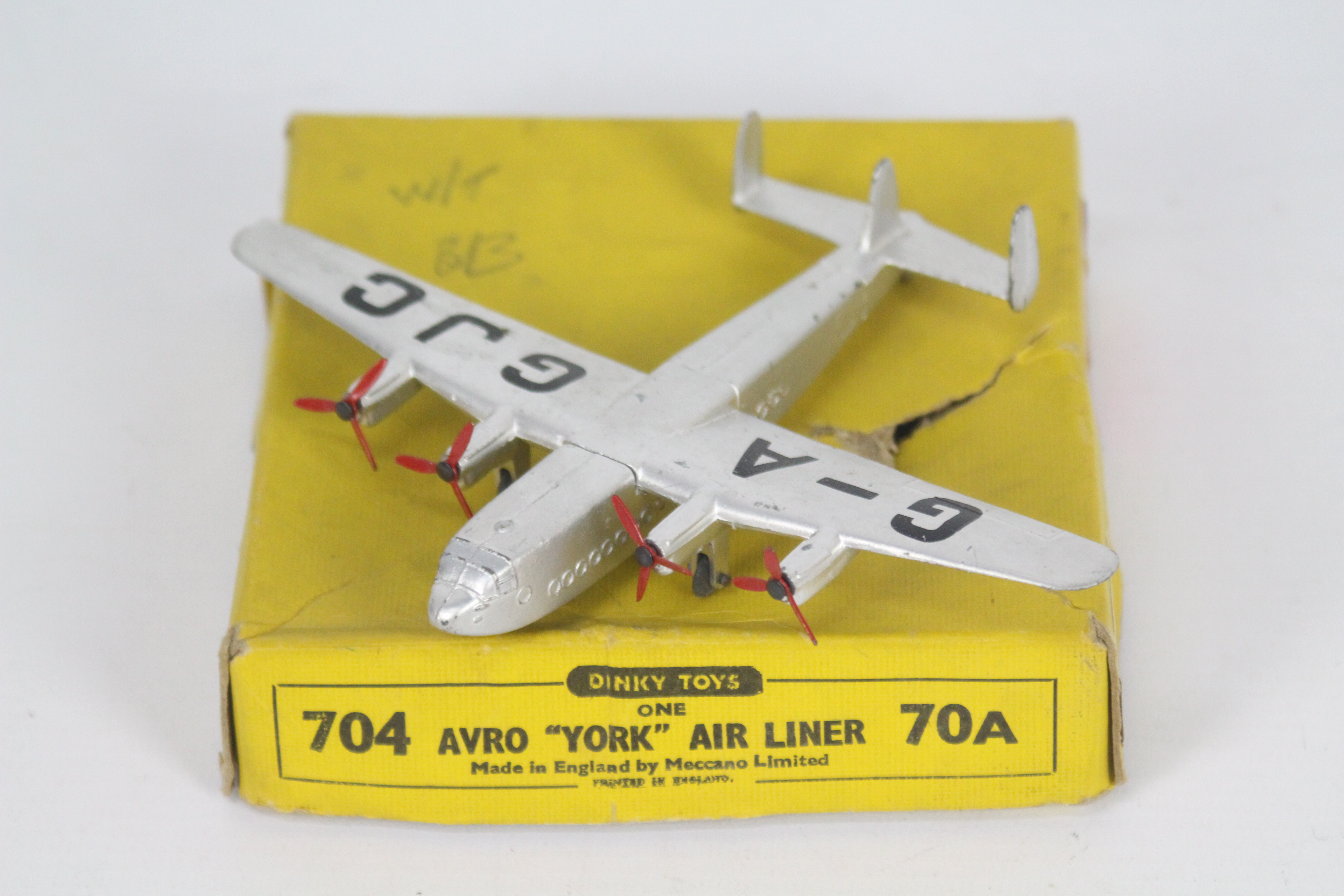 Dinky Toys - A boxed Dinky Toys #70A Avro York Air Liner.