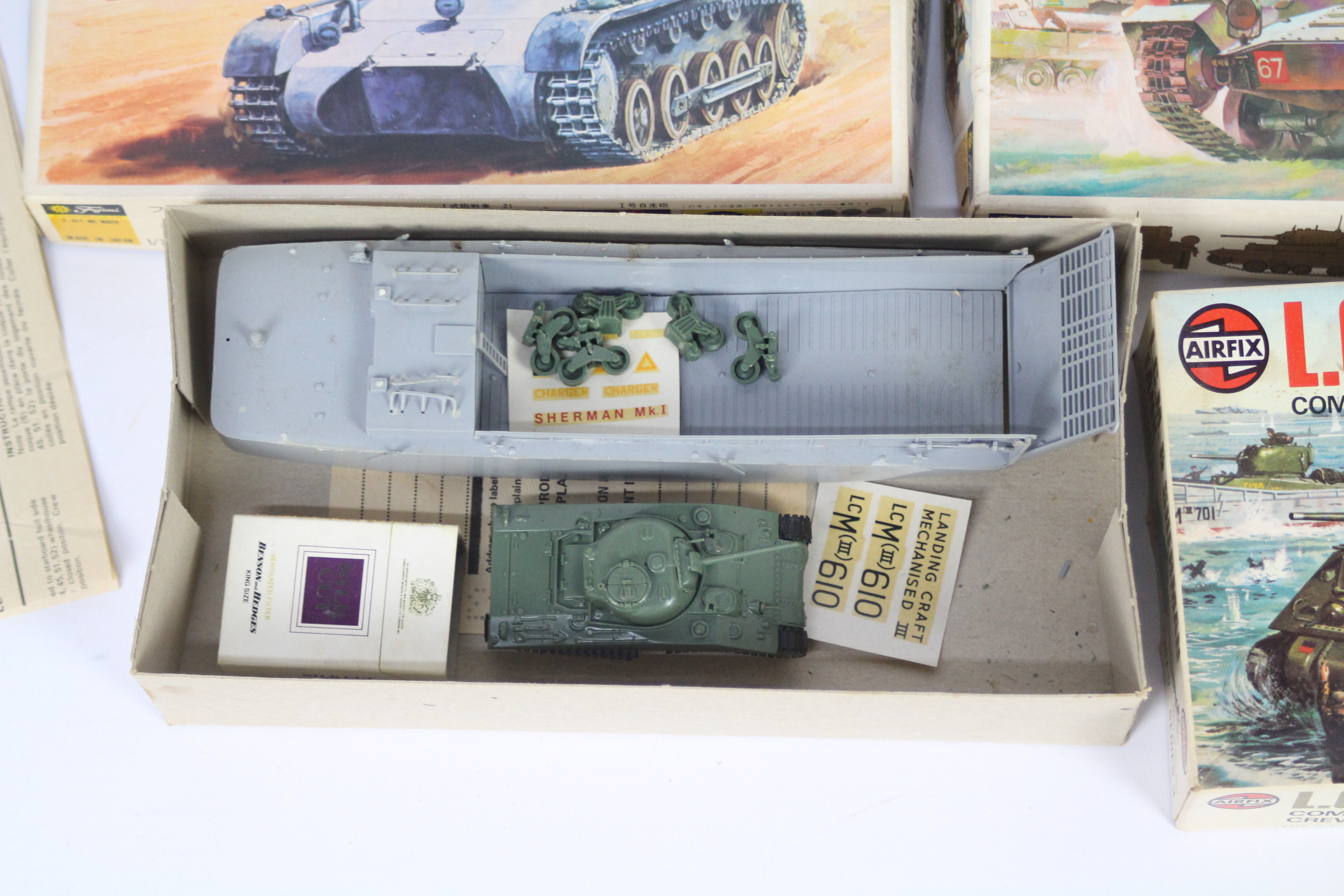 Airfix - Fujimi - Nitto Kagaku - 5 x boxed military model kits in 1:76 scale including LCM III & - Image 5 of 6