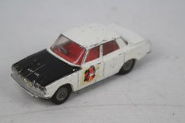 Corgi - A rare Rover 2000 model in International Rally finish with the white body and black bonnet