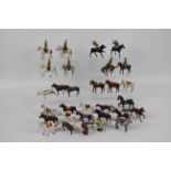 Britains - Others - 29 Western themed metal figures majority of which are horses only,