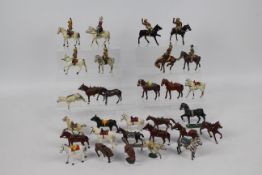 Britains - Others - 29 Western themed metal figures majority of which are horses only,