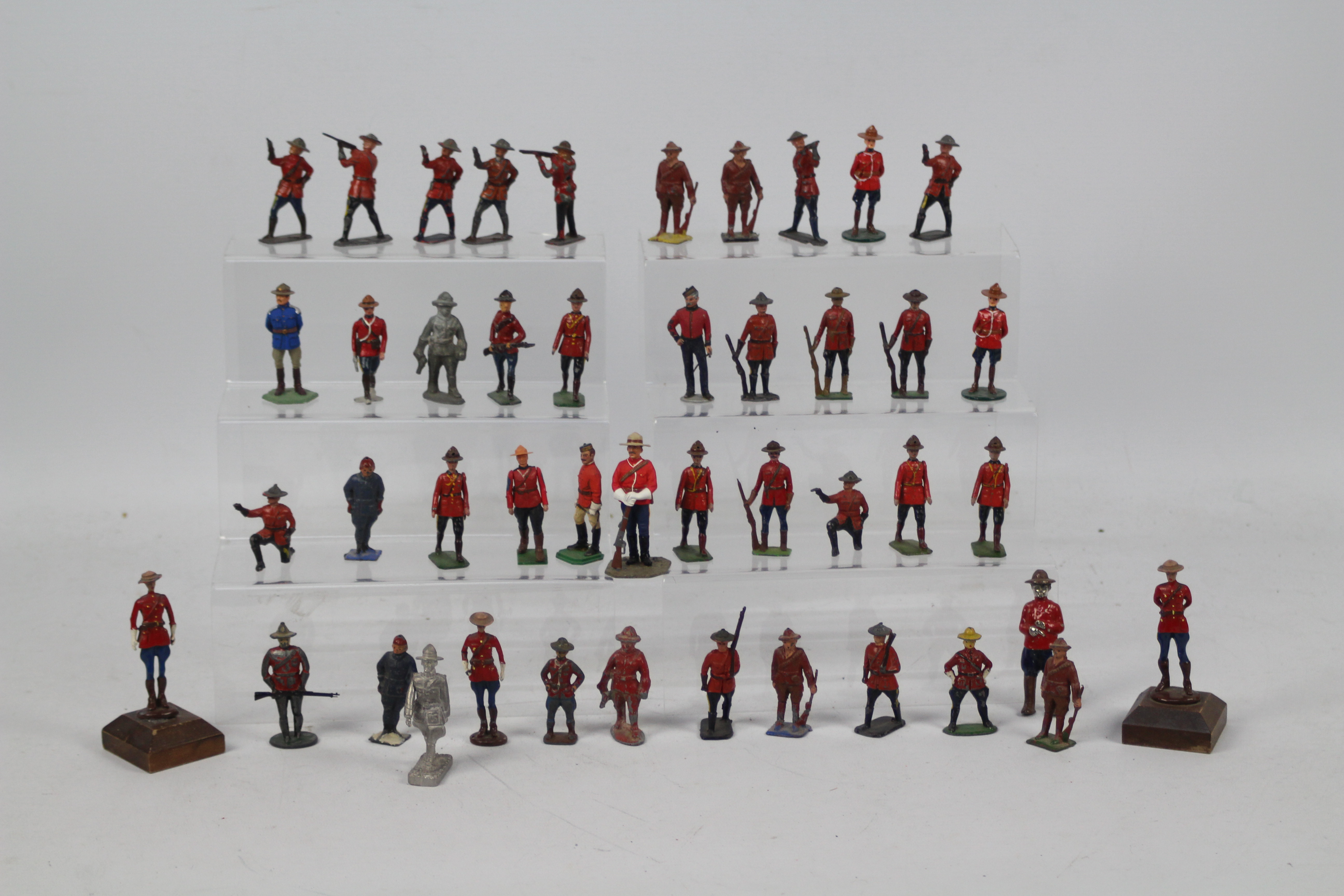 Britains - Others - Over 40 Canadian Mounted Police figures, - Image 5 of 8