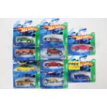 Hot Wheels - Treasure Hunt - 10 x unopened carded models including Cadillac V16, Enzo Ferrari,