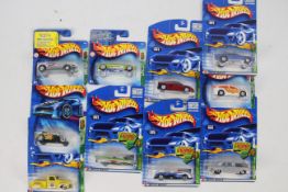 Hot Wheels - Treasure Hunt - 10 x unopened carded models including Ford Thunderbolt, Plymouth GTX,