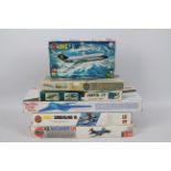Airfix - Lindberg - 6 x boxed aircraft kits in various scales including Handley Page Victor # 5312,