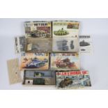 Airfix - Fujimi - Nitto Kagaku - 5 x boxed military model kits in 1:76 scale including LCM III &