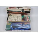 Doyusha - Academy - two boxed 1:150 scale submarine plastic model kits.