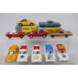 Corgi - 15 x vehicles including rare Citroen DS Monte Carlo Rally car # GS38, Lotus Elan # 319,