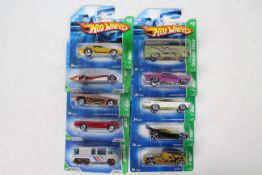 Hot Wheels - Treasure Hunt - 10 x unopened carded models including Plymouth Road Runner,