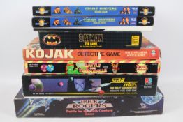 Boardgames - Kojak - Buck Rogers - Batman - Space Precinct - Star Trek - Toxic Crusaders.
