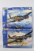 Revell - Two collectable boxed 1:32 scale German WW2 military aircraft plastic model kits from