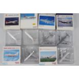 Herpa Wings - 6 x boxed Aircraft models in 1:500 scale including Boeing 747-400, Boeing 747 SP,