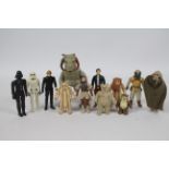 Star Wars - Kenner - LFL - A squad of 12 loose vintage Star Wars figures.