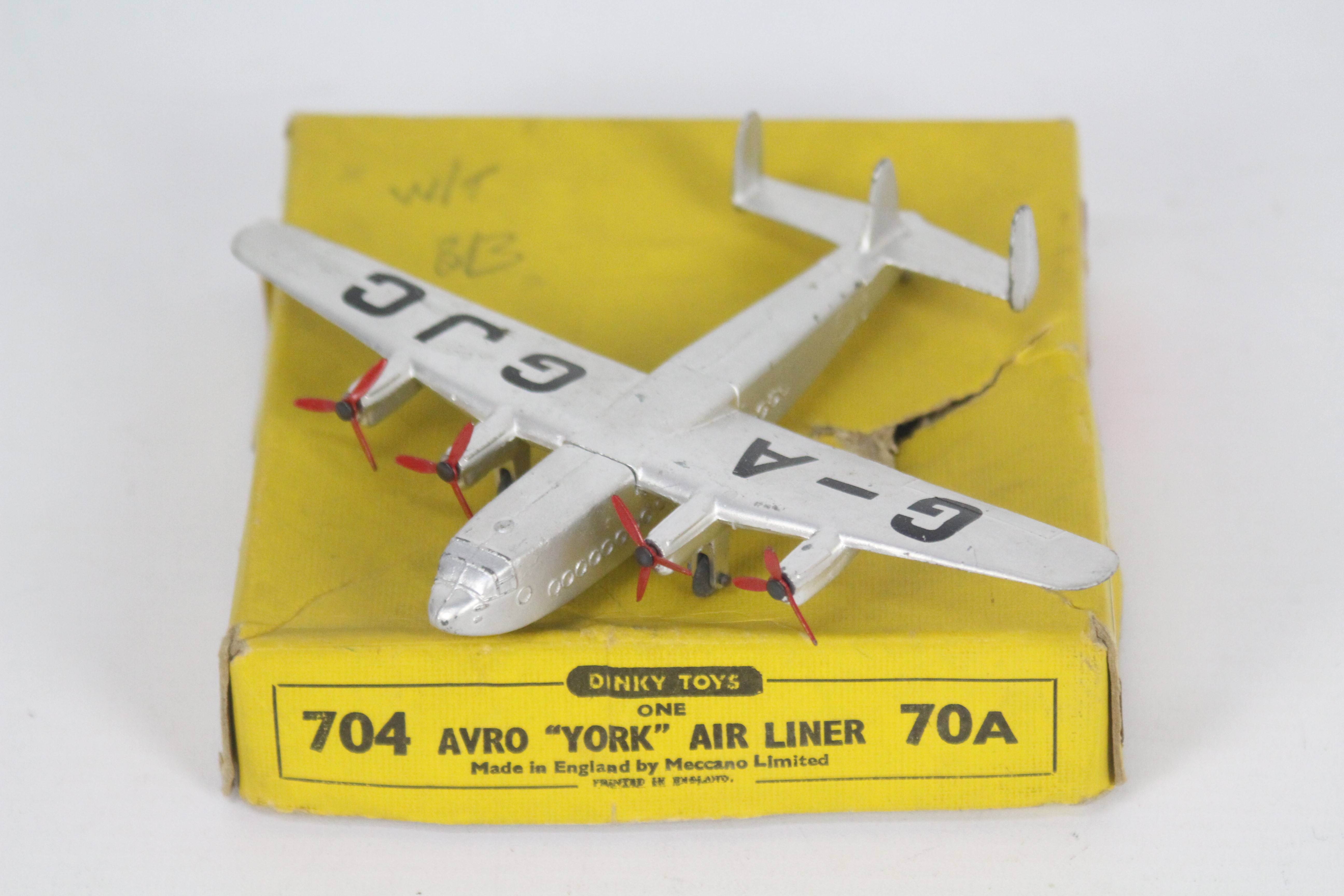 Dinky Toys - A boxed Dinky Toys #70A Avro York Air Liner. - Image 5 of 8