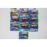 Hot Wheels - Treasure Hunt - 10 x unopened carded models including 69 Pontiac GTO, Nissan Skyline,