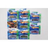 Hot Wheels - Super Treasure Hunt - 8 x unopened carded models including 67 Chevelle,