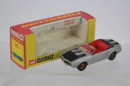 Corgi - A boxed Pontiac Firebird with early Red Spot Whizzwheels # 343.