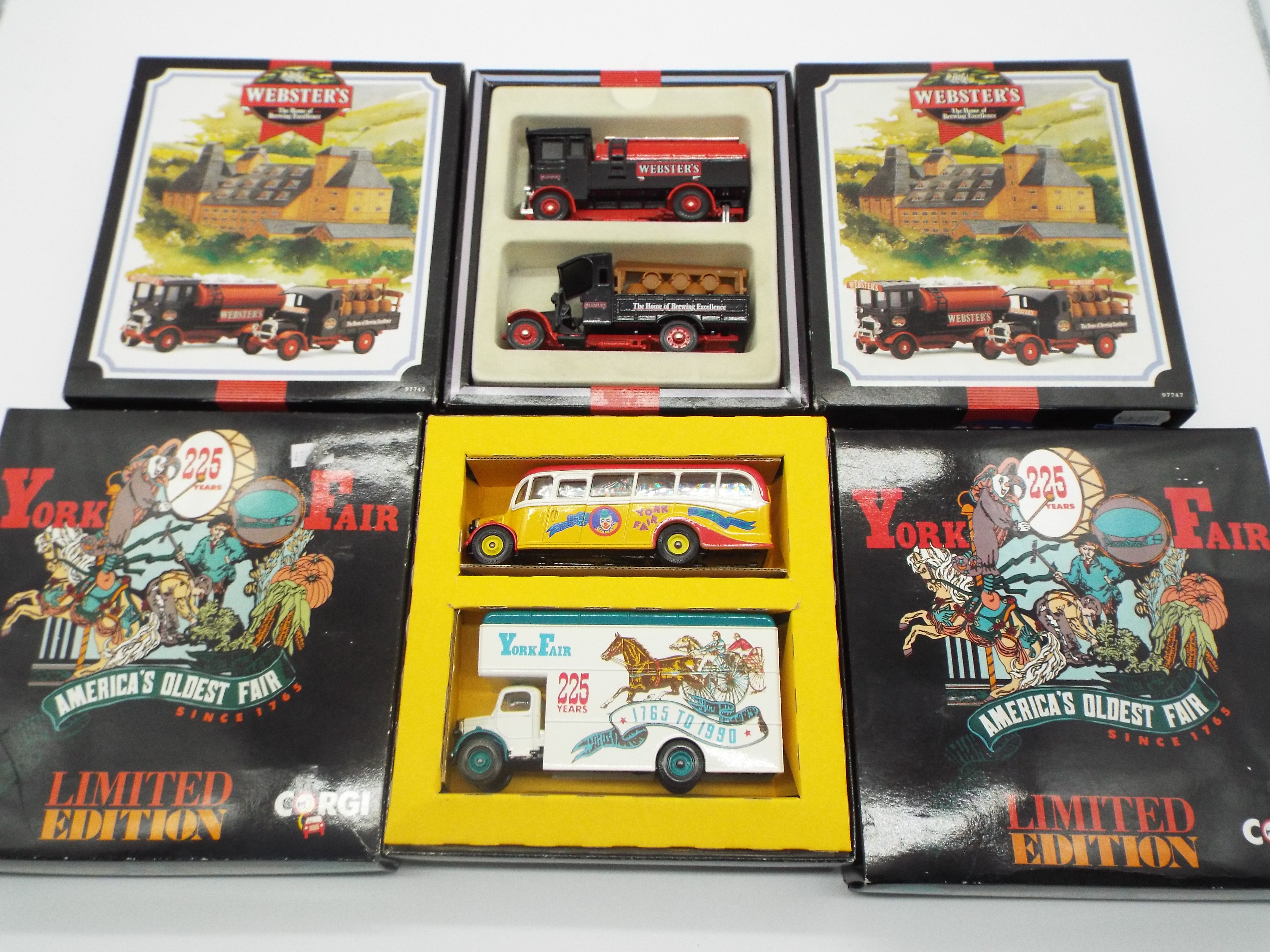 Corgi - four diecast model boxed sets comprising two off - 225 Years,