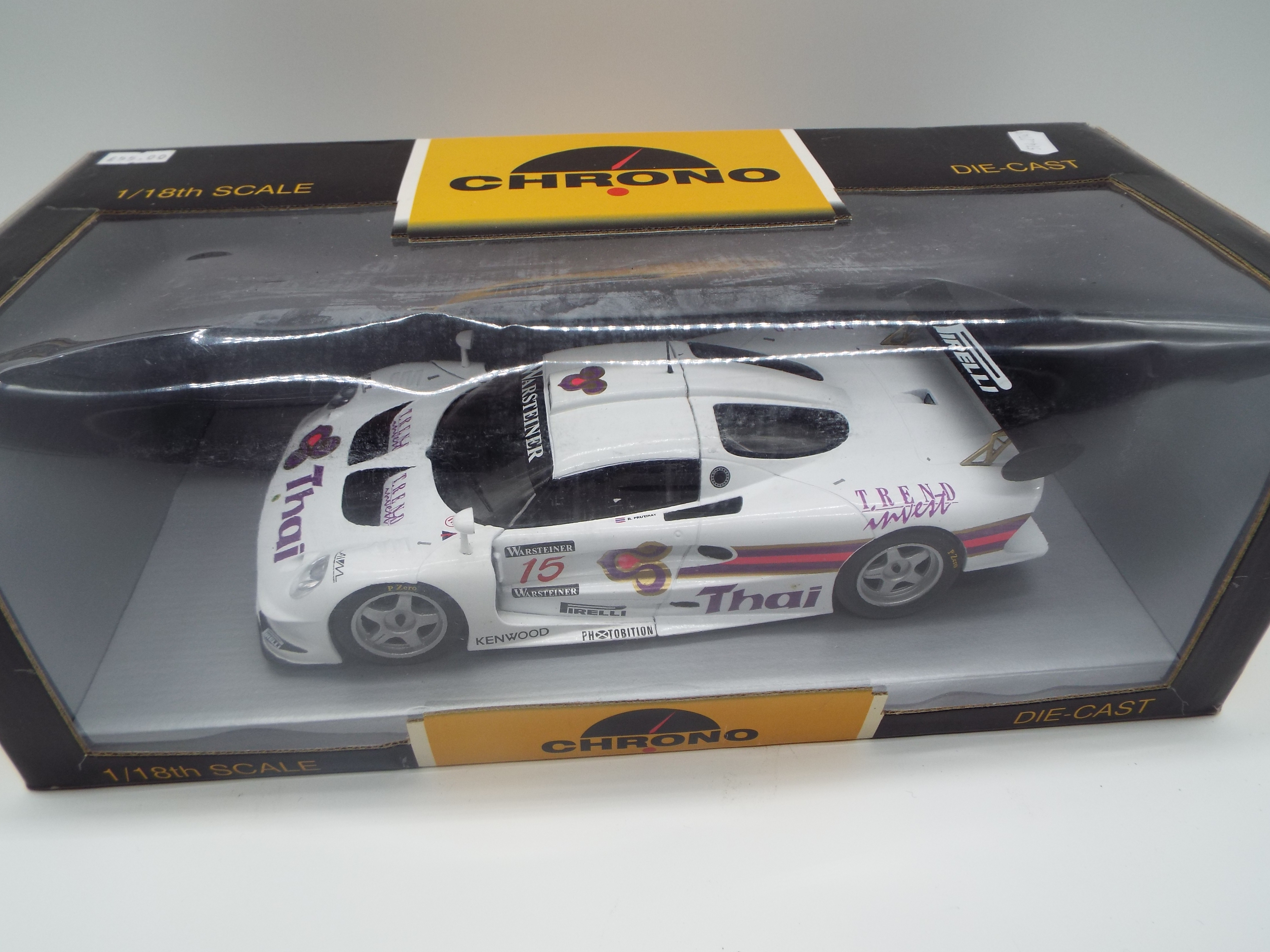 Chrono - a 1:18 scale model diecast racing car,