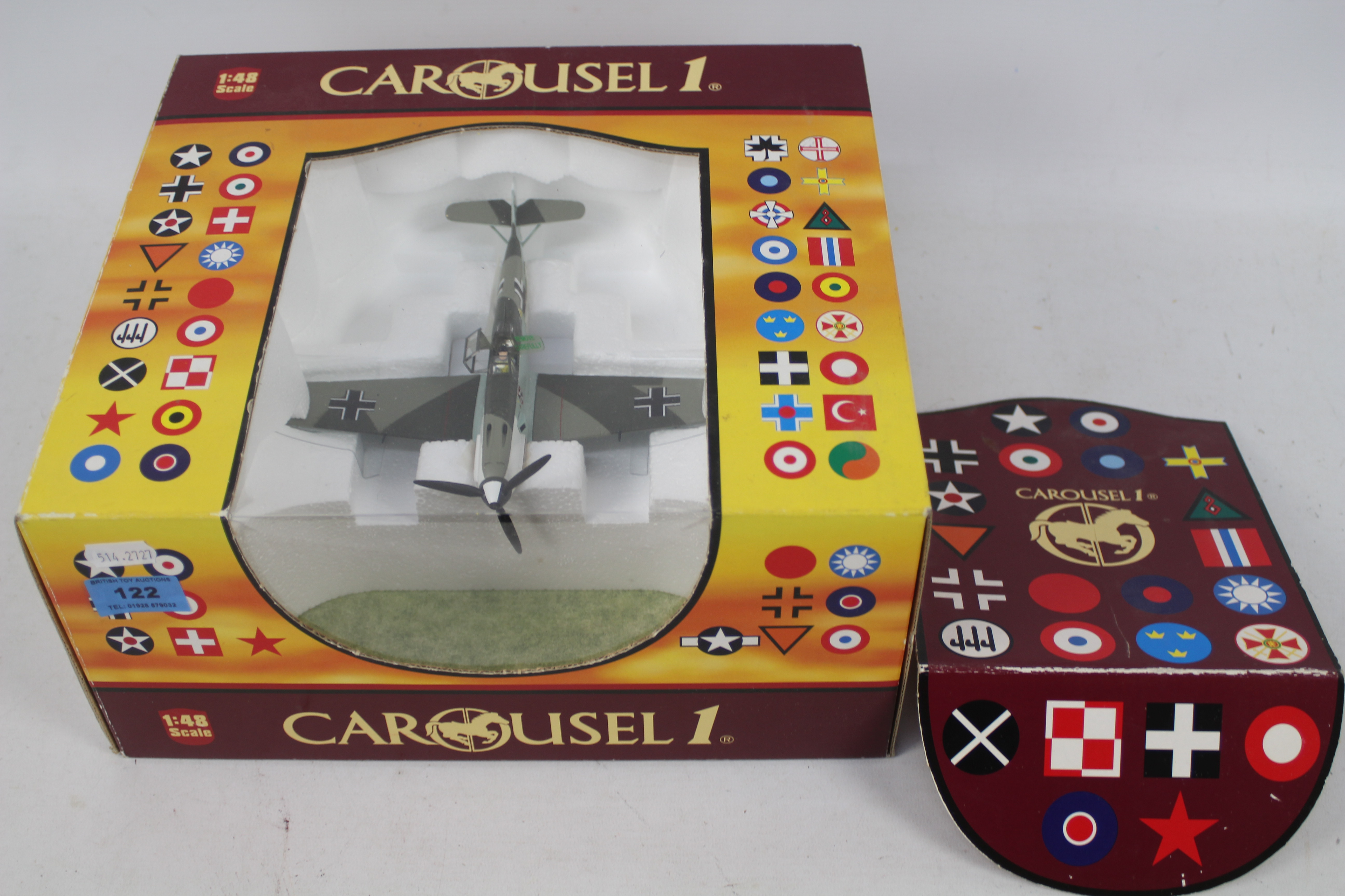 Carousel - A boxed diecast 1:48 scale Carousel #7103 Messerschmitt 109e ' Emil' JG3 Battle of