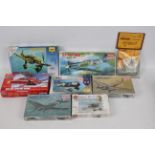 Zvezda - Airfix Academy - Others - Eight boxed plastic military aircraft model kits in various
