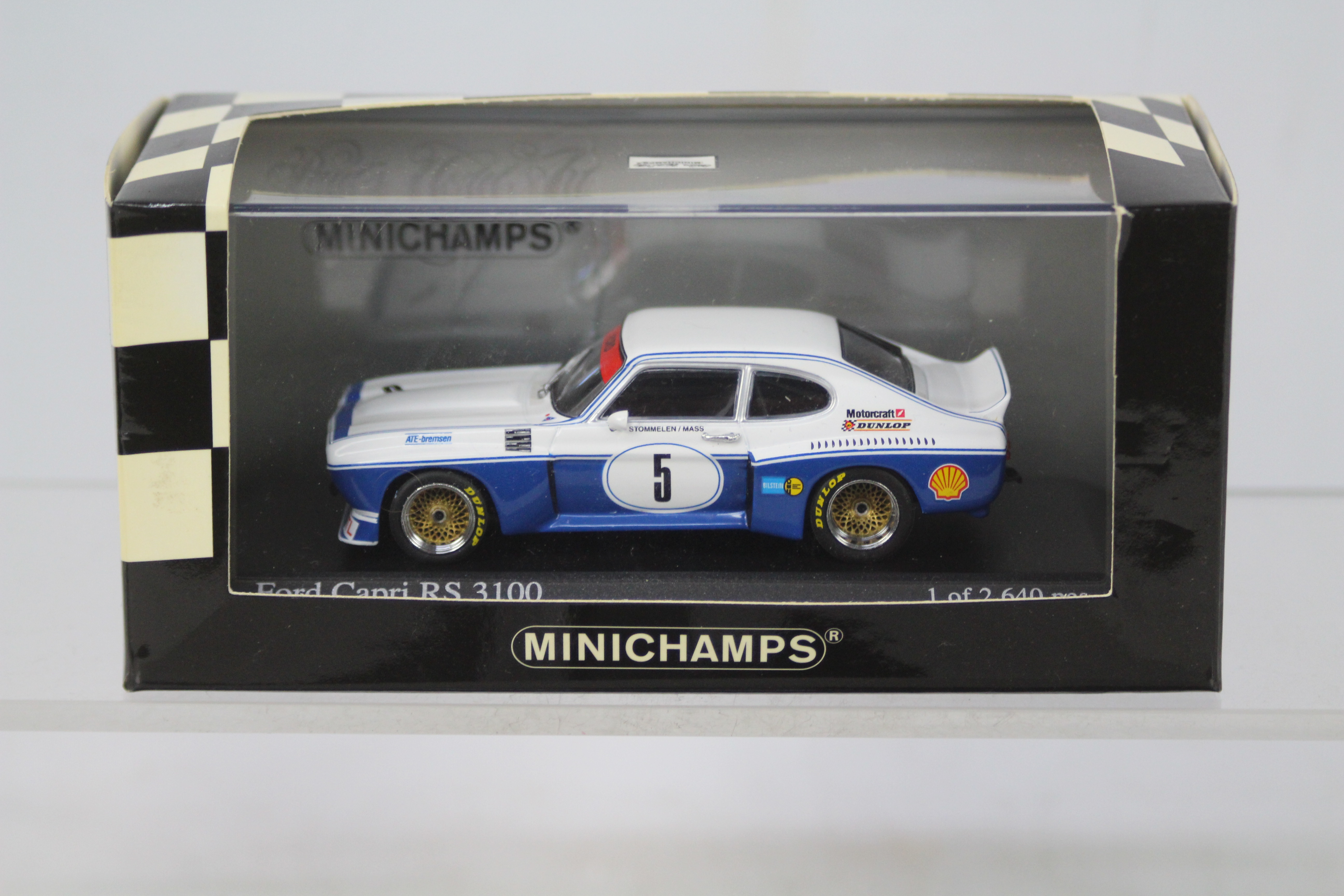 Minichamps - Ixo - Trofeu - 3 x Ford Capri models in 1:43 scale, a Jackie Stewart RS2600 # 2304, - Image 2 of 4