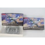 Meng - Two boxed Meng #LS-001 1:48 scale Messerschmitt Me-410B-2/Uf Heavy Bomber plastic model kits.