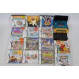 Nintendo - A Nintendo 3DS console with 11 x complete games and 3 x empty cases.