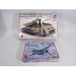 Bronco Models - Two boxed plastic model kits from Bronco Models,