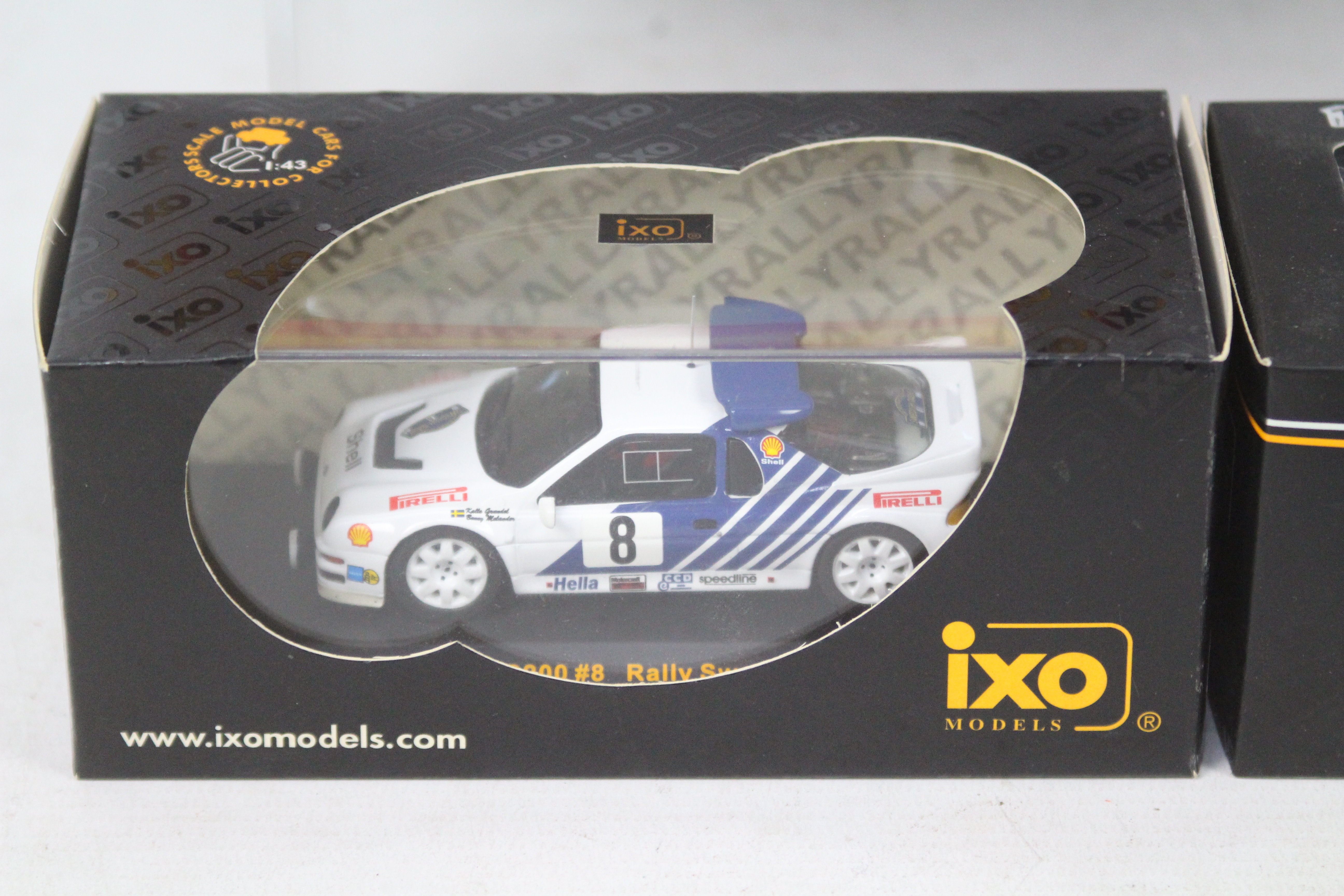 Corgi - Ixo - 3 x boxed Ford models in 1:43 scale, Escort Mk1 RS1600 Test Car # RAC181, - Image 4 of 4