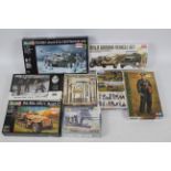 Revell - Tamiya - Master Box - Preiser - Others - A brigade of eight boxed military vehicle,