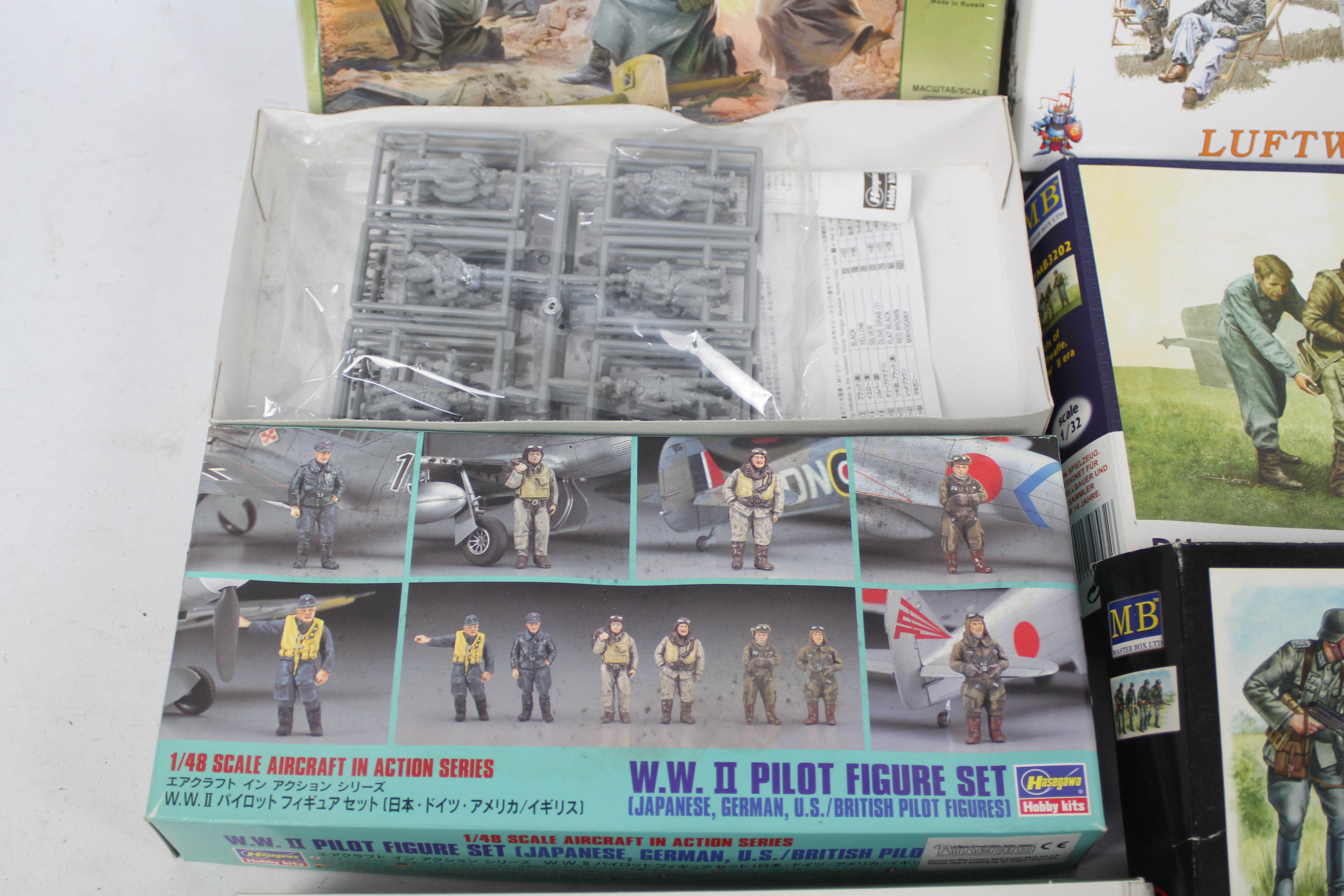 MB Models - Eduard - Dragon - Others - 10 boxed military personnel figure kits mostly in 1:72 scale. - Image 2 of 2